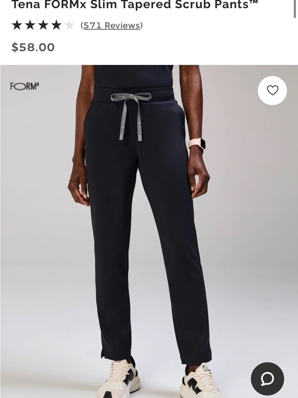 Figs Black Slim Jogger Pants with Gray Drawstring petite new with tags navy